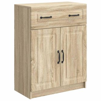 vidaXL Aparador Roble Sonoma 66 X 34,5 X 87 Cm Madera De Ingenier&iacute;a Vidaxl