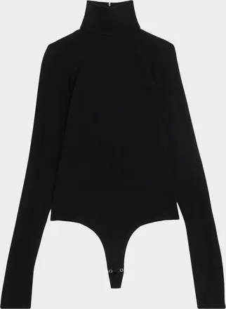 Michael Kors Turtleneck Long-Sleeve Bodysuit