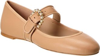 Stuart Weitzman Piper Leather Ballet Flat