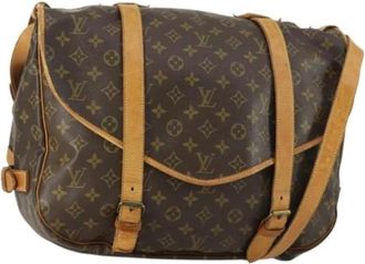 Louis Vuitton Pre-owned Cross Body Bags, female, Brown, Size: ONE SIZE Pre-owned Vintage Cross Body Bag