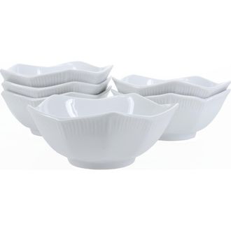 BIA Cordon Bleu Set of 6 Lotus Bowls in White at Nordstrom Rack