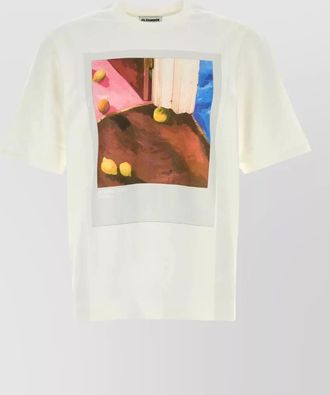 Jil Sander printed cotton crew-neck short-sleeve t-shirt