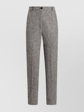 Dolce & Gabbana wool tailored trousers featuring textured fabric