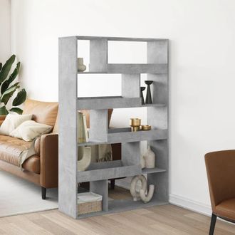 Berkfield Home Bookcase Concrete Grey 100x33x156.5 cm Engineered Wood
