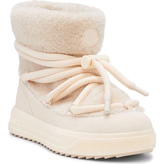 Moncler Altive Snow Boot in Tan at Nordstrom, Size 11Us