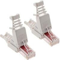OEM 10 Conectores Rj45 Cat 6 Sin Herramientas, Un Paquete, Instalaci&oacute;n Sin Herramientas, Conexi&oacute;n Ethernet Y Extensi&oacute;n De Red - Crezuo