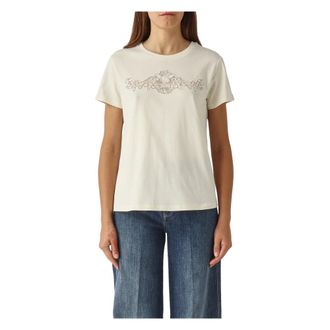 Twinset Dames, Tops, Beige, Maat: XS Katoen