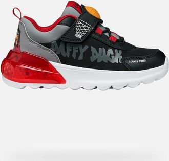 Geox Activart Illuminus Bambino Nero/rosso