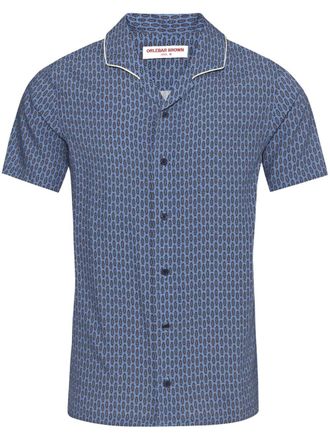 Orlebar Brown Camicia Hibbert - Blu