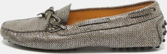 Tod's Tods Metallic Leather Gommino Loafers