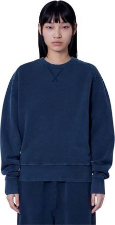 Entire studios Sudadera con cuello redondo - Sweatshirts & Hoodies - Mujer - Azul - 2XL