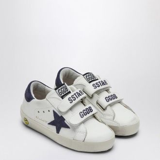 Golden Goose Old School White/Blue Sneaker