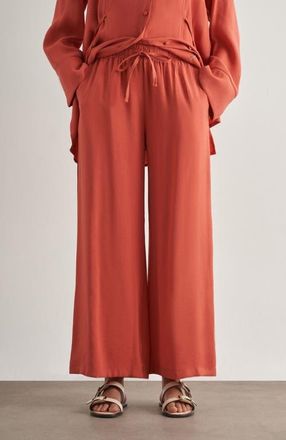 Mizalle Relaxed Pants in Coral at Nordstrom, Size X-Large
