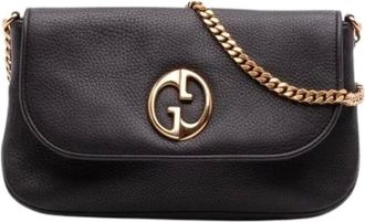 Gucci Pre-owned Cross Body Bags, female, Black, Size: ONE SIZE Pre-owned Vintage Shoulder Bag