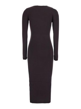 Federica Tosi Knit Midi Dress - Brown