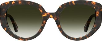 Moschino 53mm Gradient Cat Eye Sunglasses in Havana at Nordstrom Rack