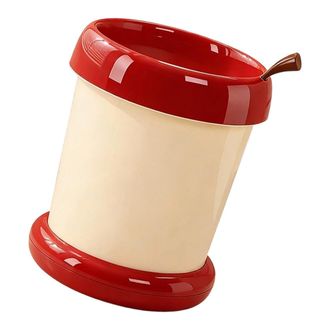 OEM Cubo De Basura Con Ruedas De Dise&ntilde;o Elegante Para Interiores Con Llantas Rojas N.&ordm; 1