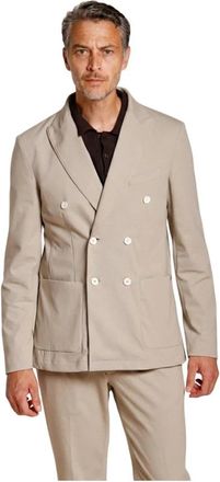 Mason's Golf Blazer - Heren - Blazers - Beige - XL - Katoen - Jassen