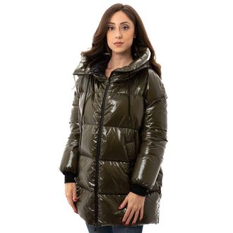 Herno Womens Green Polyamide Parka Clothing