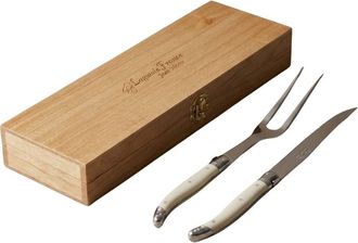 Laguiole Carving Set in Wooden Box in Ivory at Nordstrom