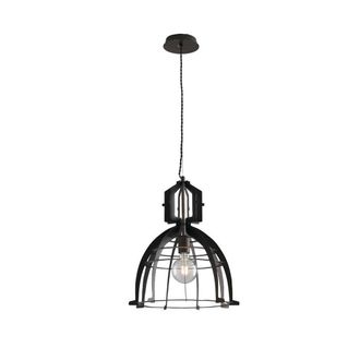Netlighting URBAN Wire Frame Pendant Ceiling Light Bronze 40x46cm | Size: 40x46 cm