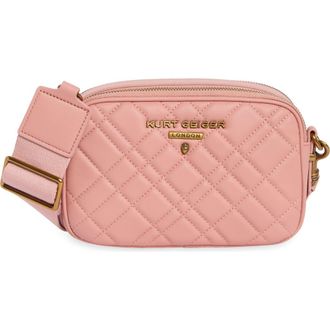 Kurt Geiger Brixton Camera Crossbody Bag in Light/Pastel Pink at Nordstrom Rack