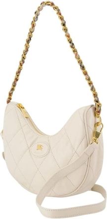 Burberry Horseshoe Chain Shoulder Bag - Dames - Schoudertassen - Wit - ONE Size - Tassen