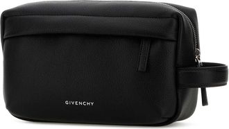 Givenchy Mens Black Leather U Backpack Beauty Case