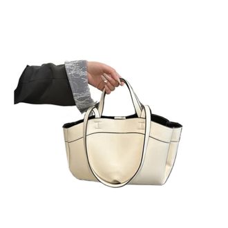 Generic Solid Color Leather Handbag Women Single Shoulder Tote Bag, Large Capacity Commuting Set Handbags Shopping Cross Body Bags(White B)