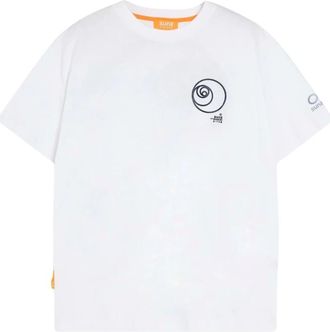 Suns Cirkel T-shirt - Heren - T-shirts - Wit - 2XL - Katoen - Tops