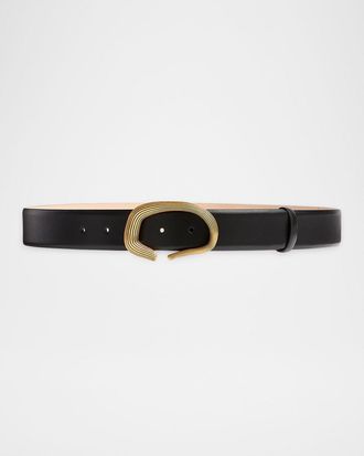 Khaite Santa Fe Leather Belt
