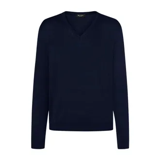 Maerz Truien & Vesten, Heren, Blauw, XL, V-hals Truien