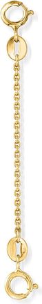 Ross-Simons 1.1mm 14kt Yellow Gold 2 inches Cable Safety Chain