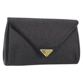 Saint Laurent Clutch Pre-owned - - Pre-owned - Donna - Nero - ONE SIZE
