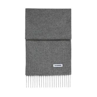 Jil Sander Bufanda de Lana - Accessories - Hombre - Gris - ONE SIZE