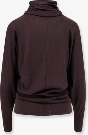 SOEUR Womens Sweater Lindsay Merino Wool Brown