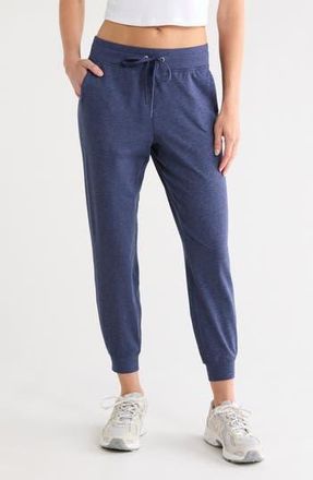 DKNY Space Dye High Waist Slim Fit Pants in Peacoat Sp at Nordstrom Rack, Size X-Small