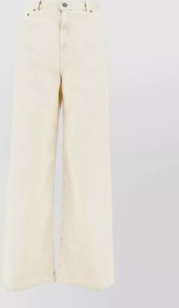 Golden Goose straight trousers wide leg side and back pockets