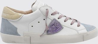 Philippe Model Sneakers Prsx basse bicolore in pelle di vitello con scudetto