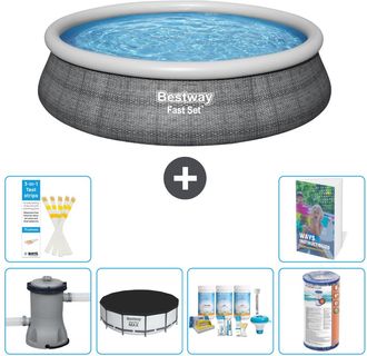 Bestway Piscina Bestway Fast Set Redonda - 457x84 Cm - 7-piezas S208
