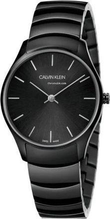 Calvin Klein Klassiek Horloge - Dames - Horloges - Zwart - ONE Size - Accessoires