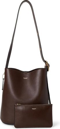 Coach Bleecker Bucket Bag Shoulder Womens Handbags Maple, Leather