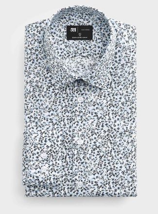 Le 31 Mens Wildflower shirt Slim fit
