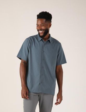Glyder Zephyr Shirt in Slate at Nordstrom, Size Xx-Large