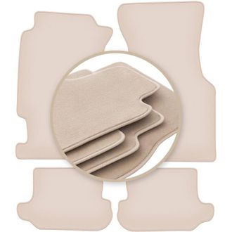 OEM Alfombrillas Premium Beige Para: Honda Crx Delsol Coupe, Cabrio 1992-1997