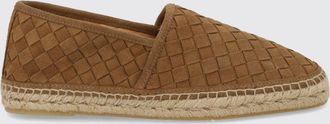 Castaner Espadrillas intrecciate da uomo in pelle scamosciata con suola in gomma