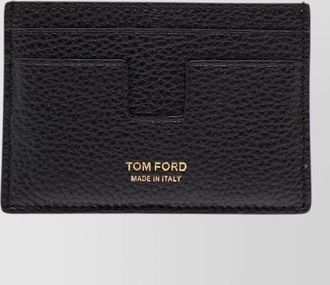 Tom Ford grain leather t line compact cardholder