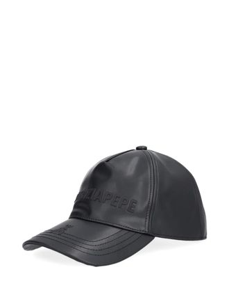 Patrizia Pepe embossed-logo hat - Zwart