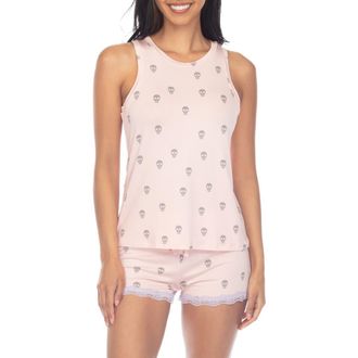 Honeydew Intimates Intimates All American Shortie Pajamas in Starbird Skulls at Nordstrom, Size X-Small