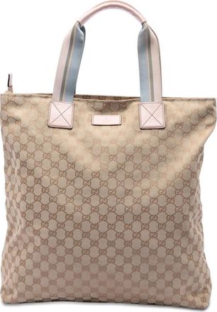 Gucci Pre-owned Gucci GG Canvas Web Vertical Tote Ladies 9N5U7PUVKJMK7A0K